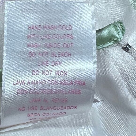 Bonnie Baby 12M Floral Tulle Dress Mint Green Pink Satin Party Princess Floral - Picture 11 of 11